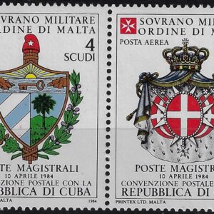 1984 Posta aerea Cuba