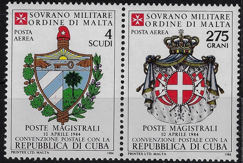 1984 Posta aerea Cuba