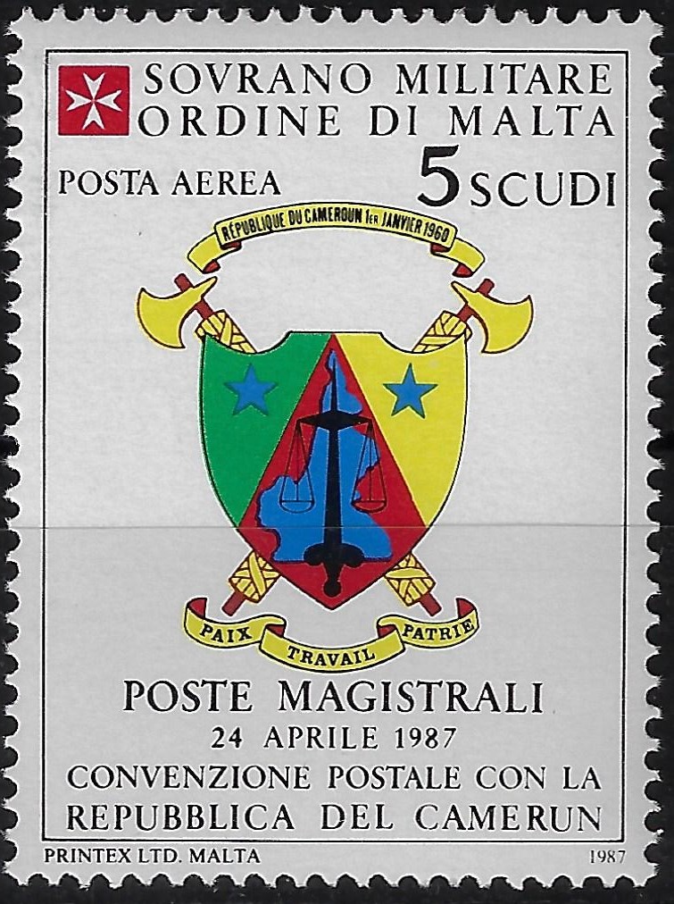 1987 Posta aerea Camerun