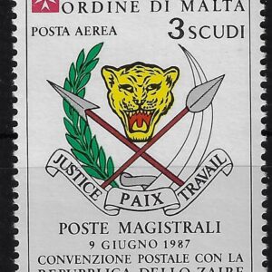 1988 Posta aerea Zaire