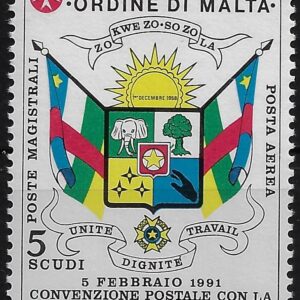 1991 Posta aerea Centrafrica