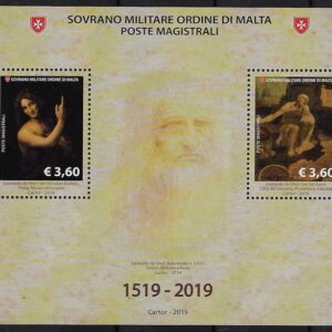 2019 Foglietti Morte di Leonardo Da Vinci