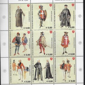 2008 Foglietti uniformi e costumi dell'ordine