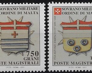 2001 Stemmi dei Gran Priori del SMOM