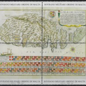 2008 Antiche tavole geografiche Carta di Malta - blocco