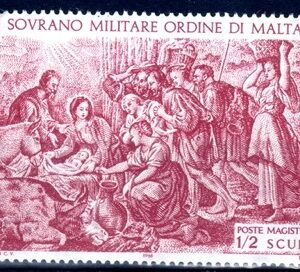 1968 Natale Arazzi della Chiesa di San Giovanni a Malta