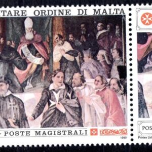 1990 Vestigia dell'Ordine Affresco del XVII secolo - coppia