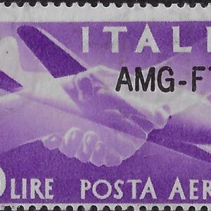 1954 Posta aerea Aerea Roma £. 50 Nuova soprastampa