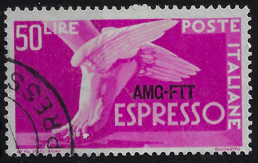 1952 Espressi £. 50 Democratica Roma