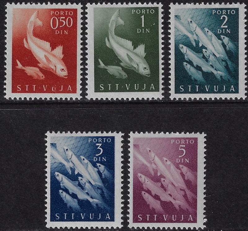 1950 Segnatasse Pesci