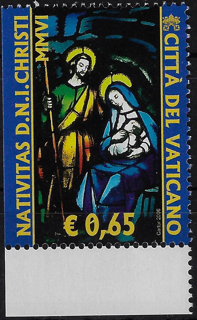 2006 Natale €. 0,65 - coppia da libretto