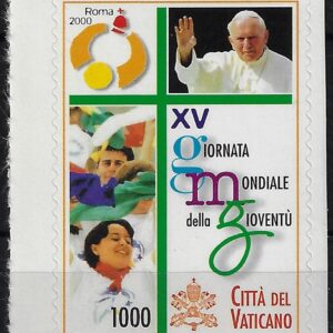 2000 giornata della gioventù autoadesivo - da libretto