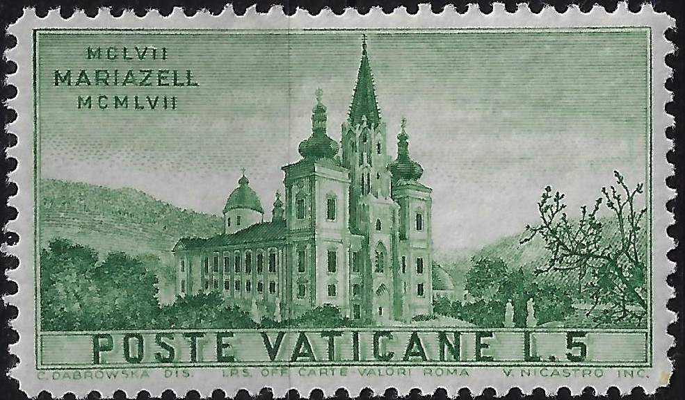 1957 Mariazell 5 L. verde con ritocco