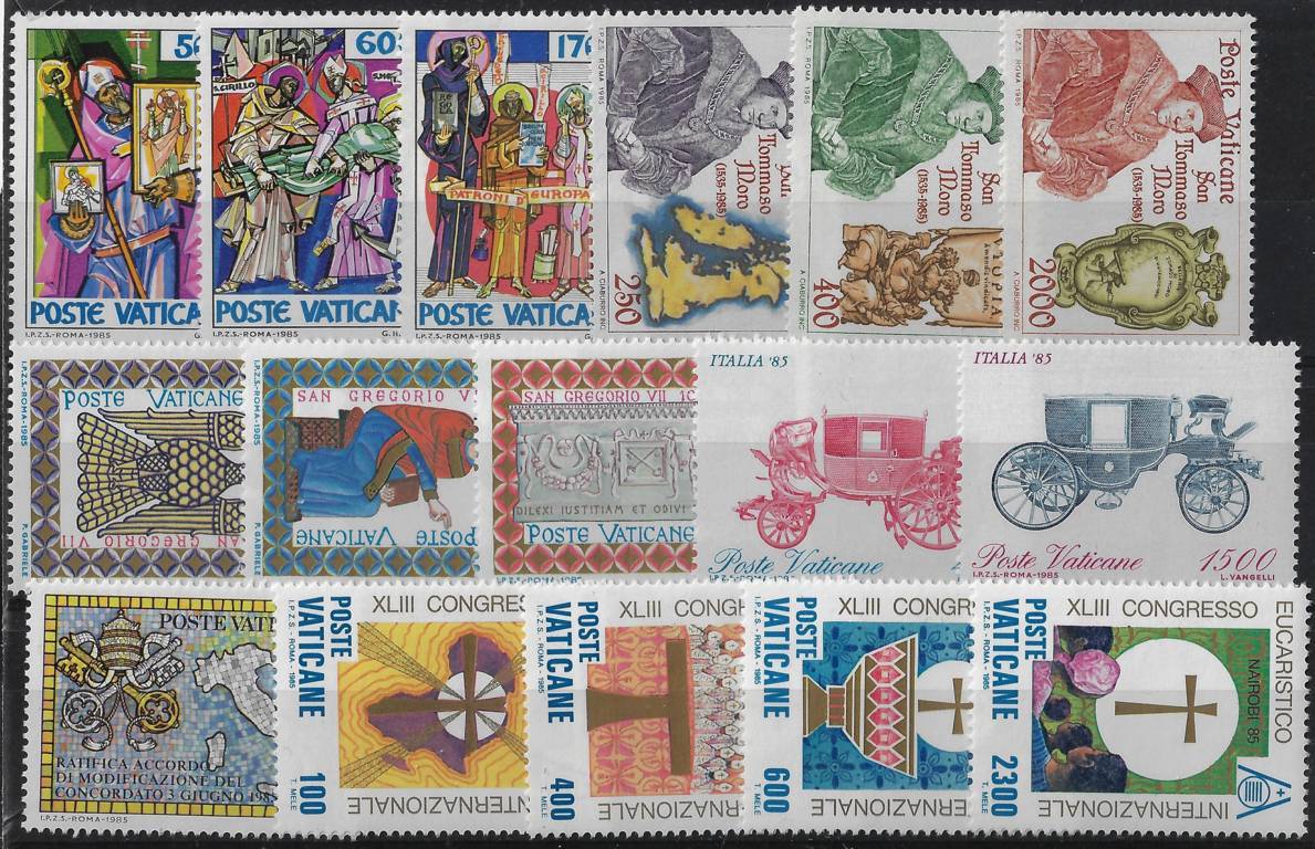 1985 Annata completa senza bf