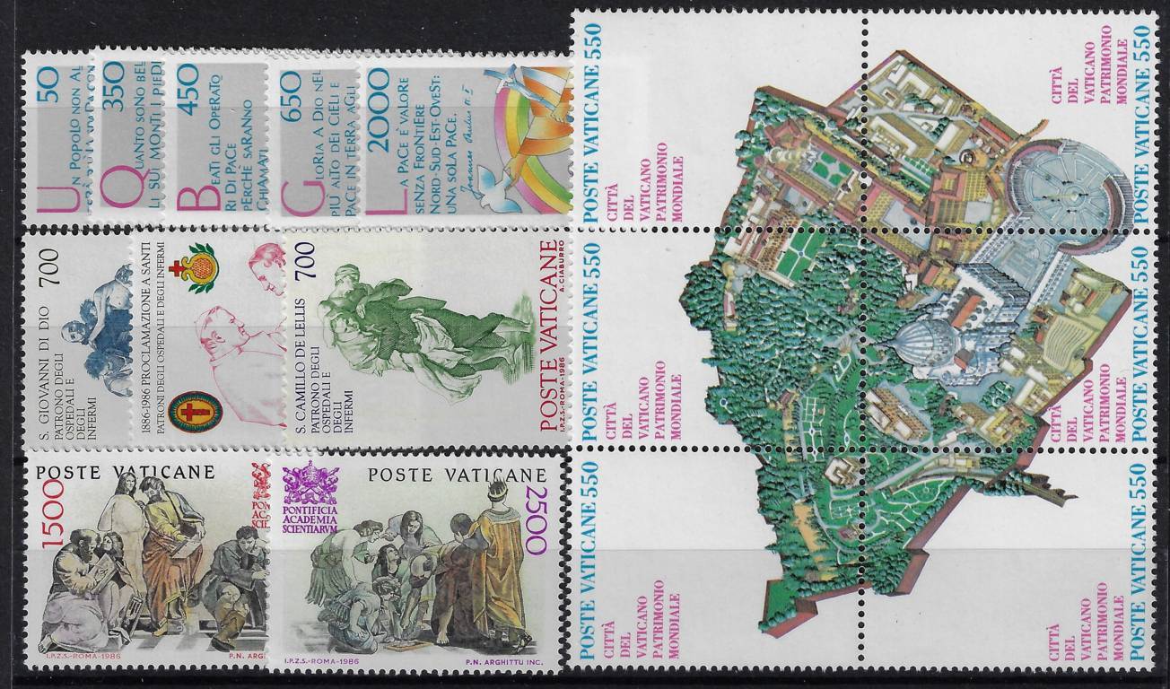 1986 Annata completa senza bf