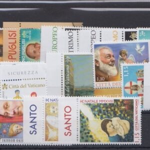 2018 Annata completa senza foglietti