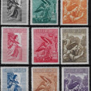 1956 Posta Aerea PIO XII Arcangelo Gabriele