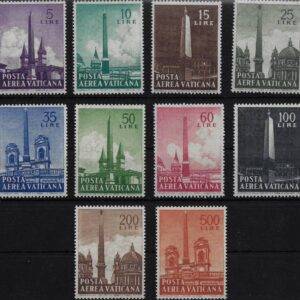1959 Posta Aerea GIOVANNI XXIII Obelischi