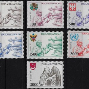 1980 Posta Aerea I Viaggi del Papa