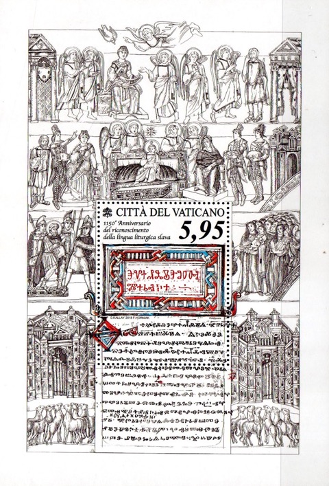 2018 1150° Lingua Liturgica Slava