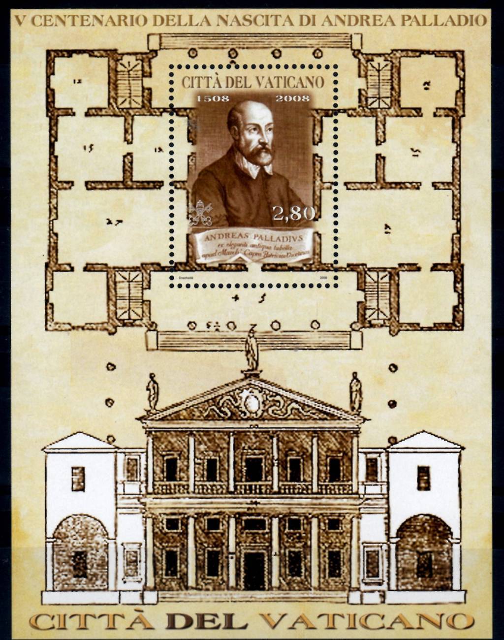2008 500° nascita di Andrea Palladio