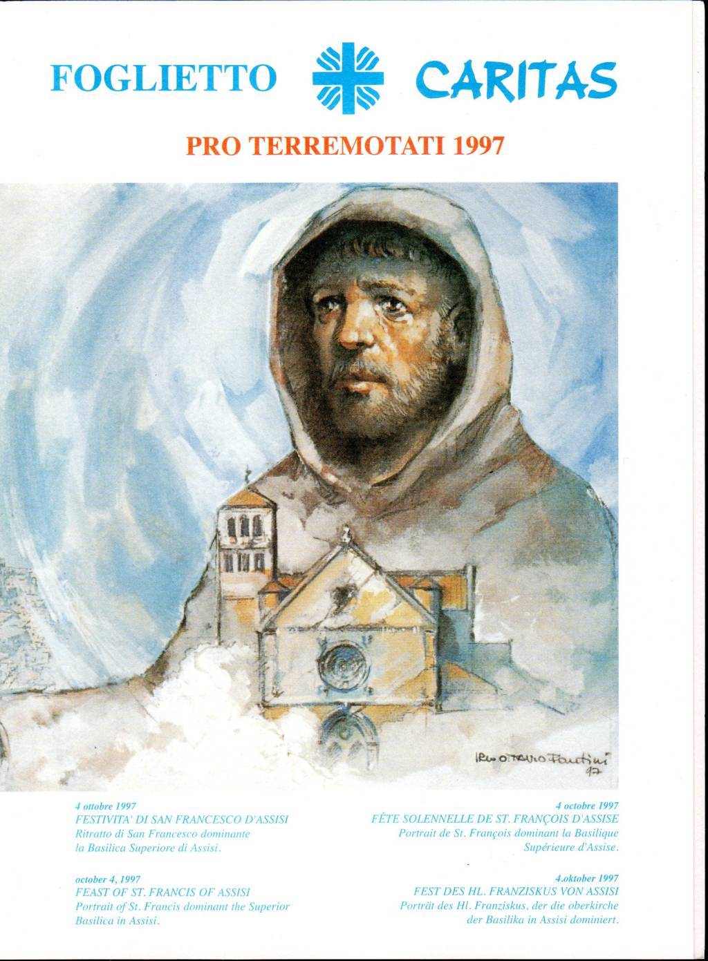 1997 folder Pro Terremotati
