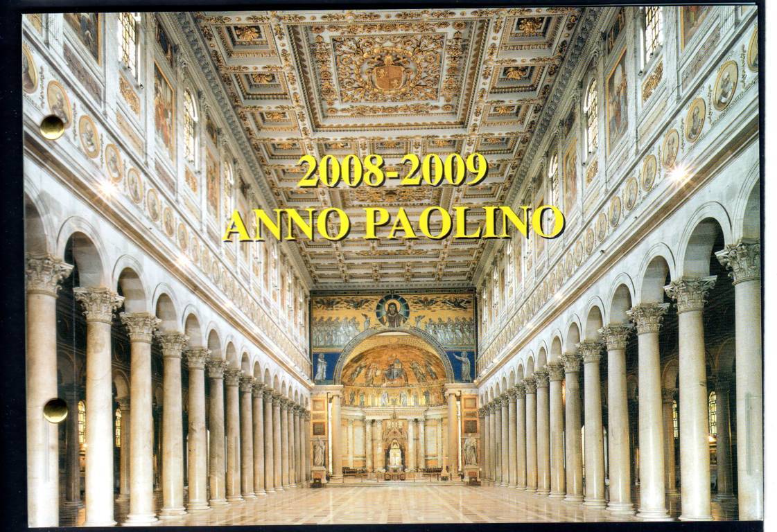 2009 folder Numismatico Anno Paolino