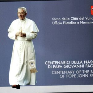 2012 folder Numismatico Centenario Della Nascita di Papa Giovanni Paolo I