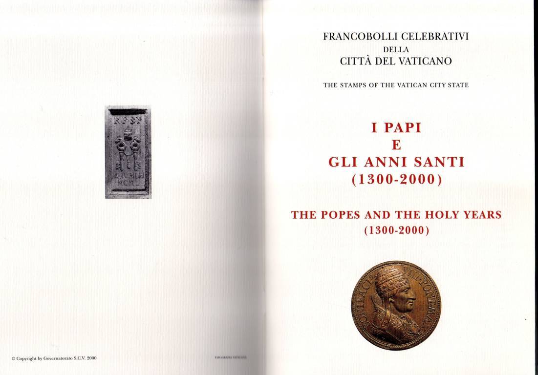 1998 folder I Papi e gli Anni Santi 1300-2000