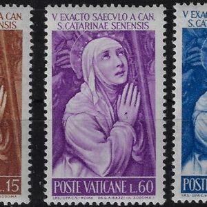 1962 500° canonizzazione Santa Caterina da Siena