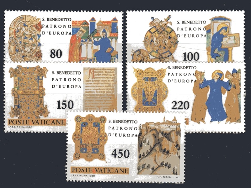 1980 1500° nascita di San Benedetto da Norcia