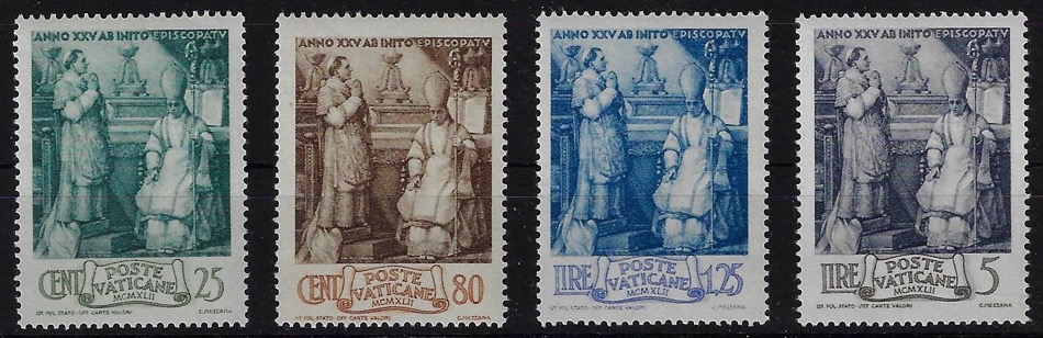1943 25° anno di Episcopato di Pio XII