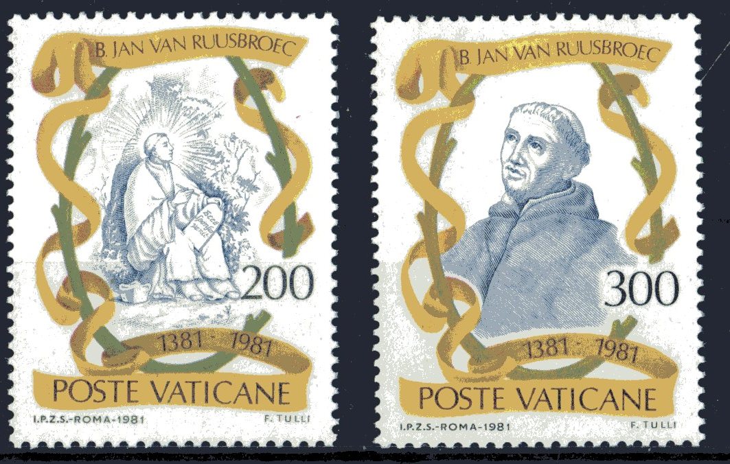 1981 100° morte del Beato Jan Van Ruusbroec