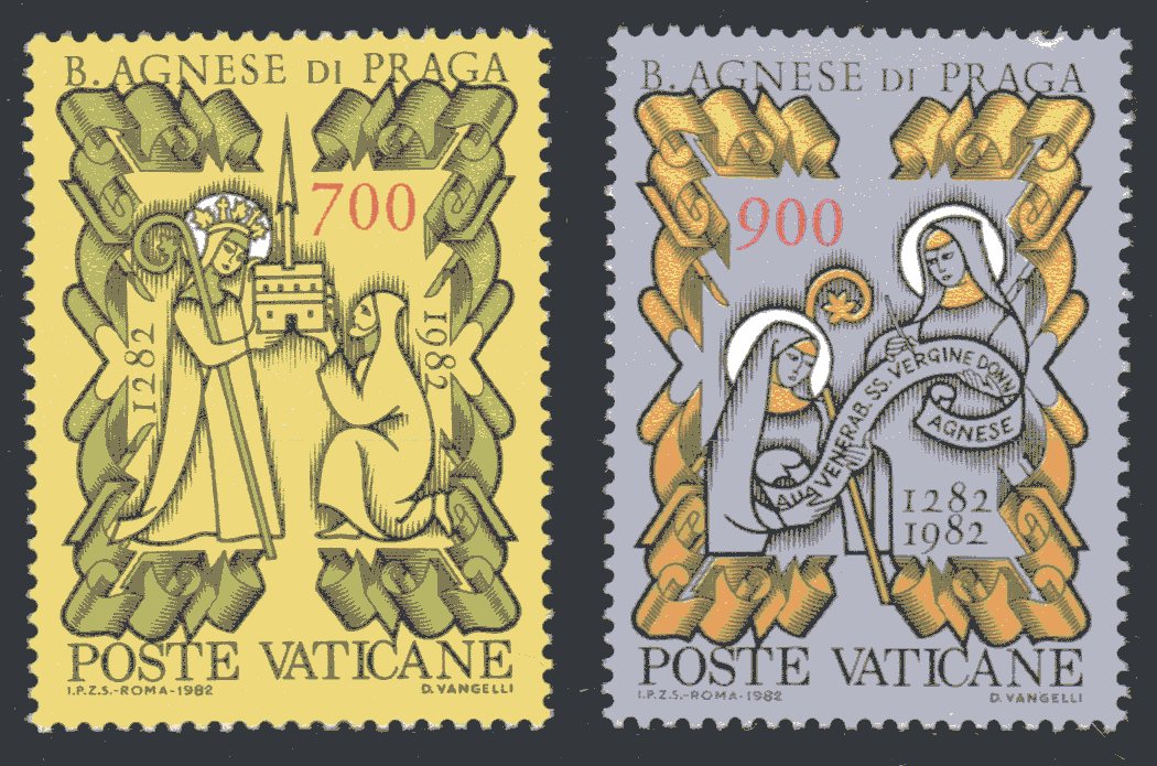 1982 700° morte della Beata Agnese di Praga