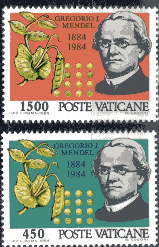 1984 100° morte dell'abate Gregorio J. Mendel