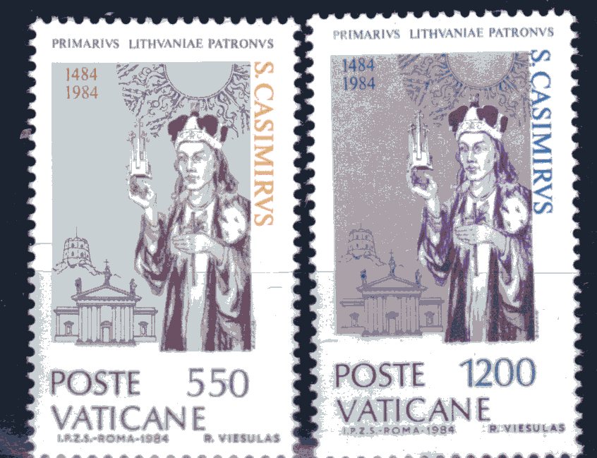 1984 500° morte di San Casimiro di Lituania