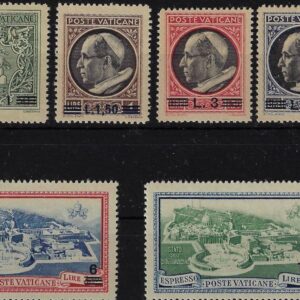 1945 Medaglioncini - 2° serie+Espressi-soprastampati