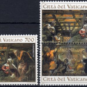 1994 Natale . Tintoretto - 1 coppia + 1 valore