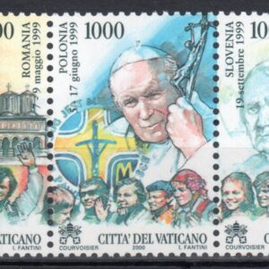 2000 I viaggi di Giovanni Paolo II nel 1999 - striscia
