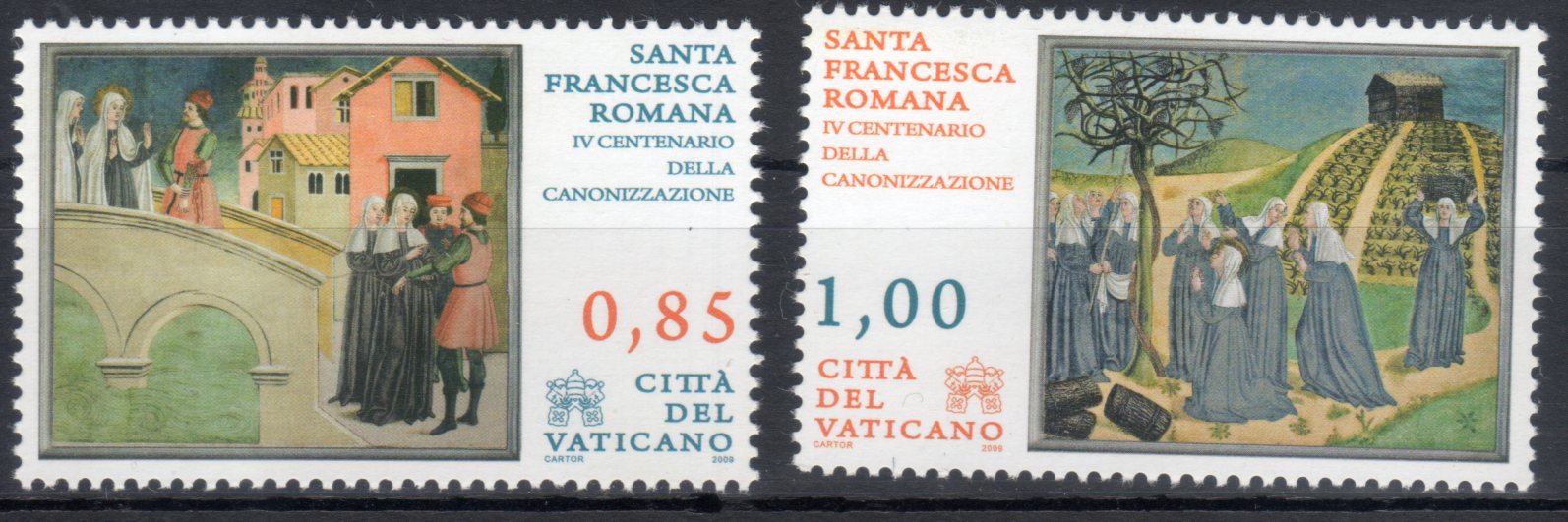 2009 400° canonizzazione di Santa Francesca Romana