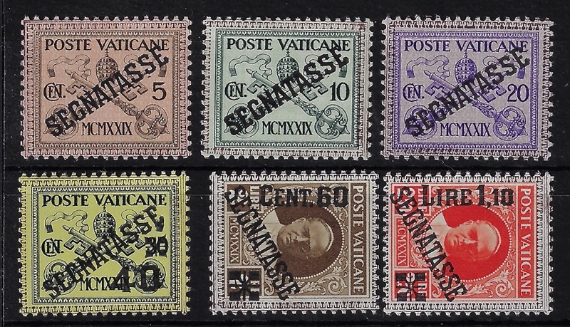 1931 Segnatasse PIO XI Francobolli del 1929