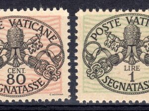 1945 Segnatasse PIO XII Stemma