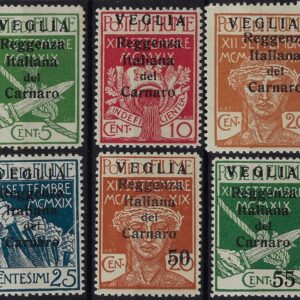 1920 Carnaro soprastampato piccoli