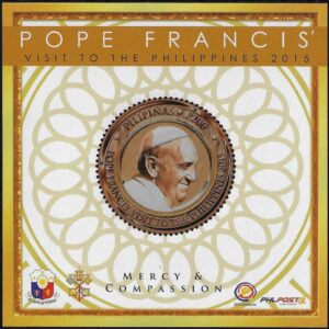 2015 Filippine Foglietto viaggio del papa
