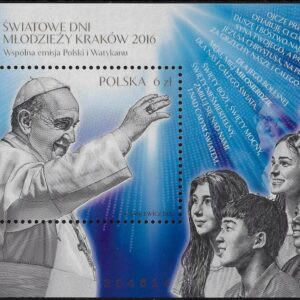 2016 Polonia Foglietto viaggio del papa
