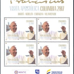 2017 Colombia minifoglio viaggio del papa