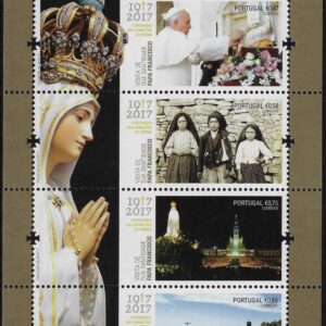 2017 Portogallo Foglietto viaggio del papa