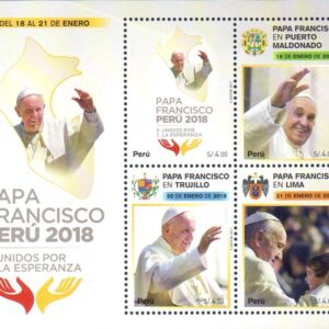 2018 Peru foglietto viaggio del papa