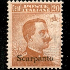 1917 20 cent senza filigrana