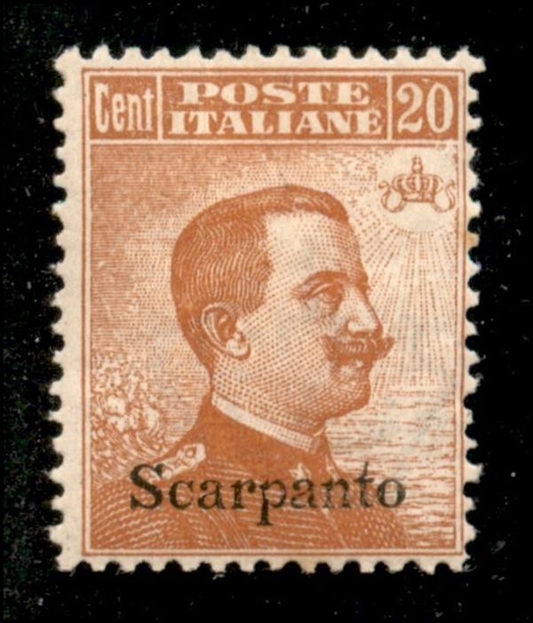 1917 20 cent senza filigrana
